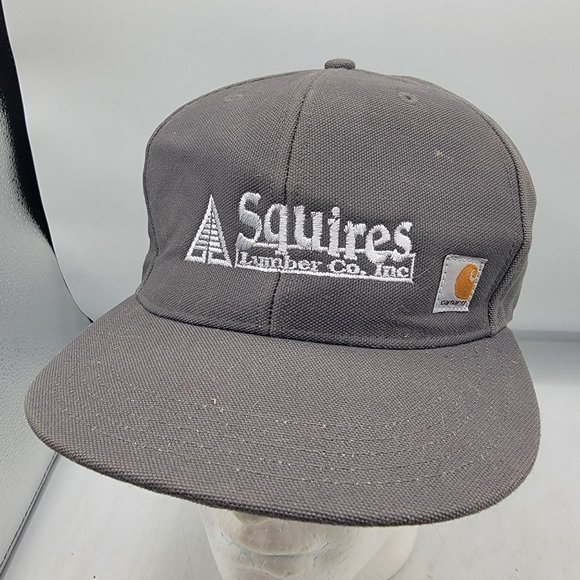 Carhartt Gray Work Wear Hat Cap Adjustable Lightweight Outdoors Casual - Picture 1 of 9